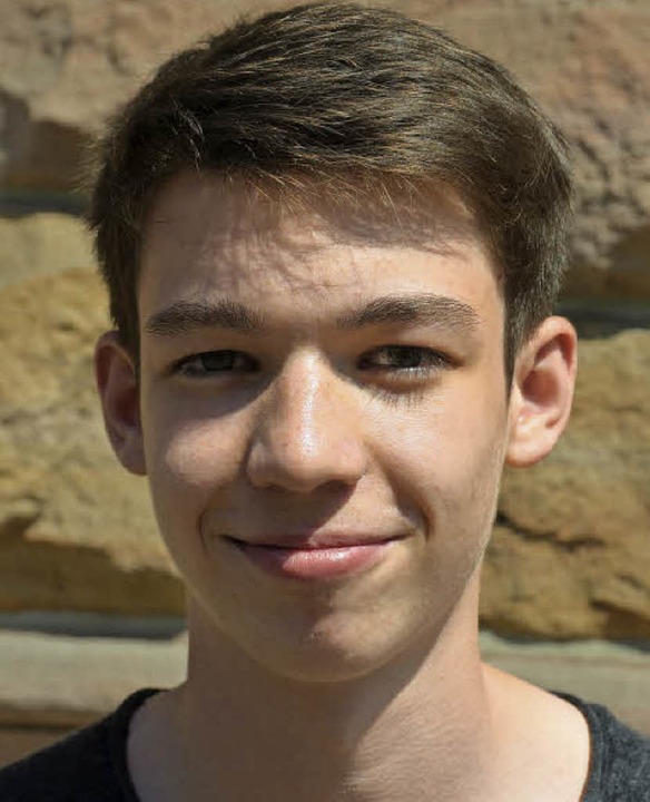 Calum Weis, 17, St. Georgen: &#8222;Al...h in den Ferien bestehen werde.&#8220;  | Foto: Bastian Nill 