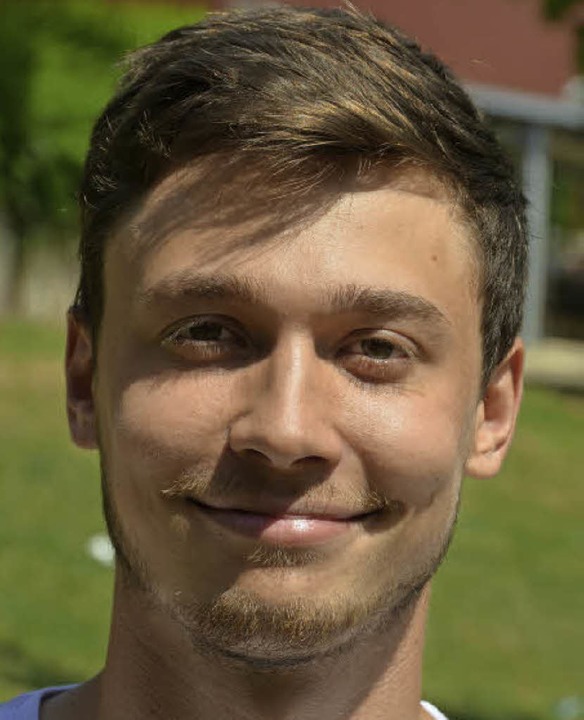 Marco Bohn, 22, Wiehre: &#8222;Ich fre...schriebenen Klausuren gefeiert.&#8220;  | Foto: Bastian Nill 