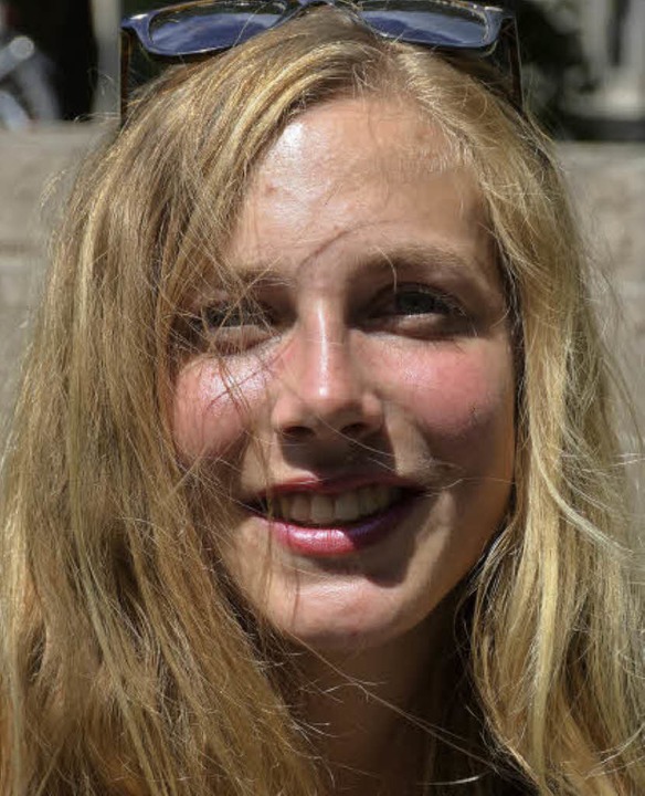 Franziska Grolik, 17, Wiehre:&#8222;Zu...das insgesamt gelungene Ferien.&#8220;  | Foto: Bastian Nill 