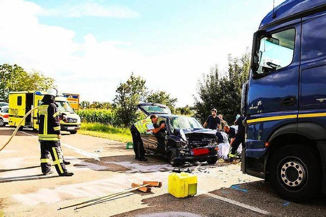 Fahrer stirbt bei Unfall in Orschweier