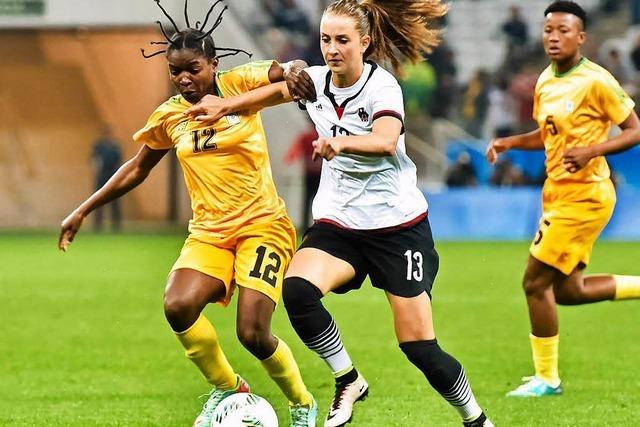 DFB-Frauen starten mit 6:1-Sieg gegen Simbabwe ins Turnier