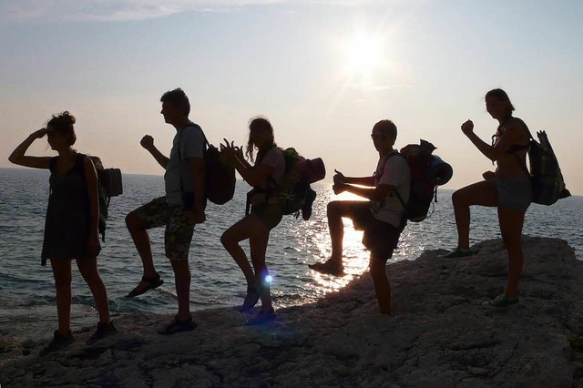 &quot;Lustige Familienwanderung am Mee...ura, Kroatien, von Christoph Karpstein  | Foto: Christoph Karpstein