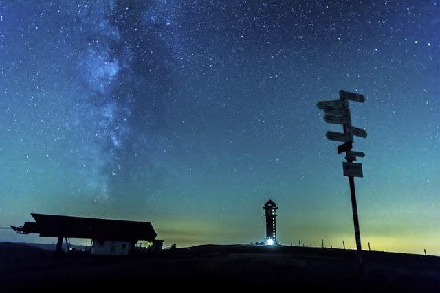 Mit Teleskop und Sekt in Feldberg