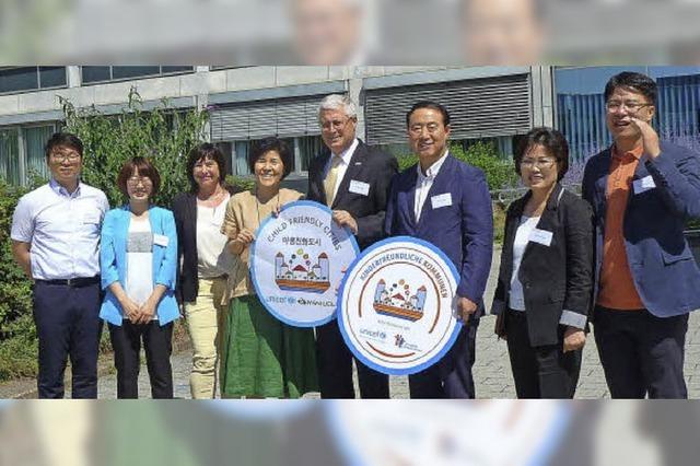 Sdkoreaner auf Infotour in Weil am Rhein