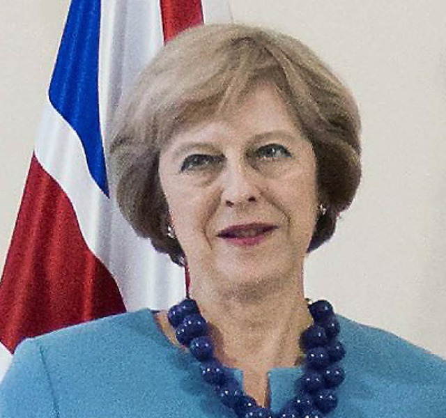 Woran denkt Theresa May, wenn sie das Wort Brexit hrt?   | Foto: dpa