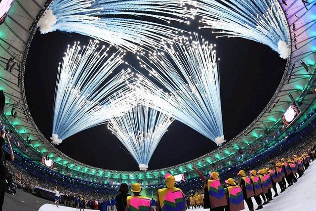 Party und Pfiffe: Rio eröffnet Sommerspiele mit bunter Show