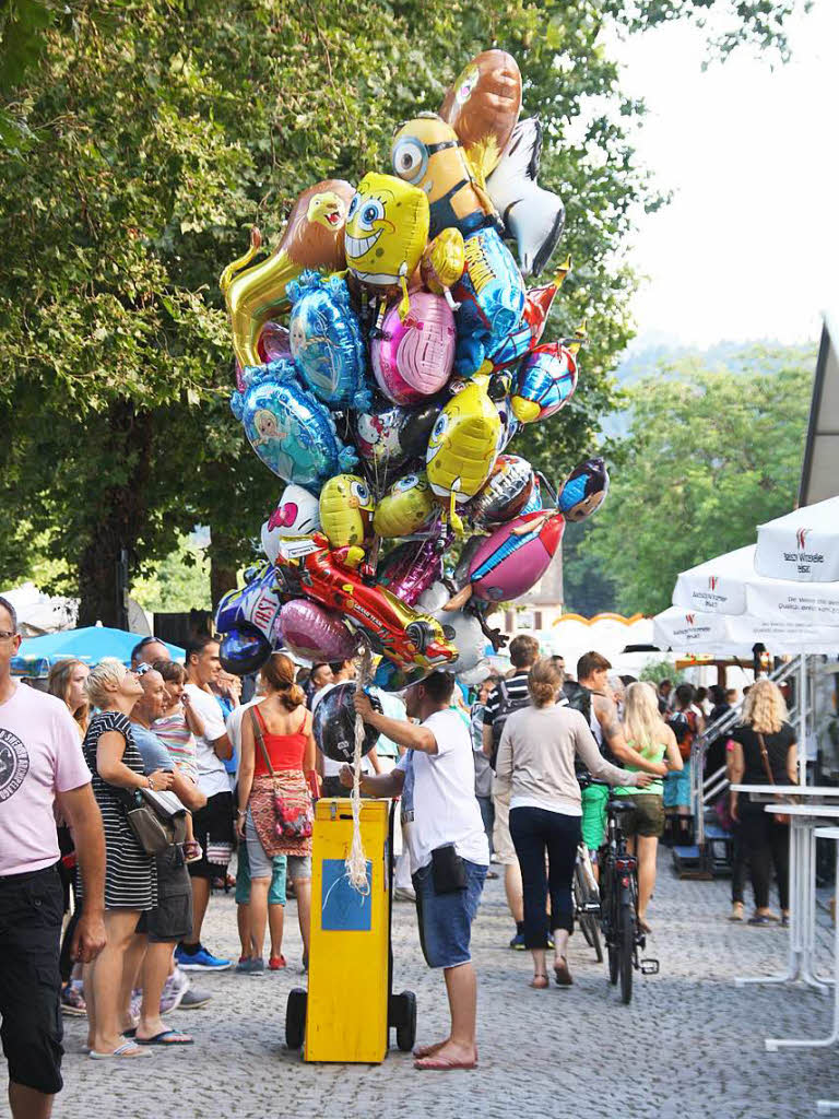 Spa fr die ganze Familie gibt’s beim Markgrfler Weinfest in Staufen.