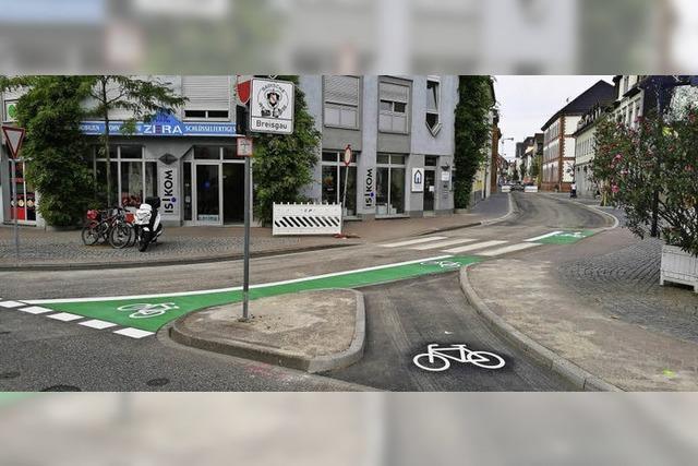 Radler knnen leichter in Friedrichstrae einbiegen