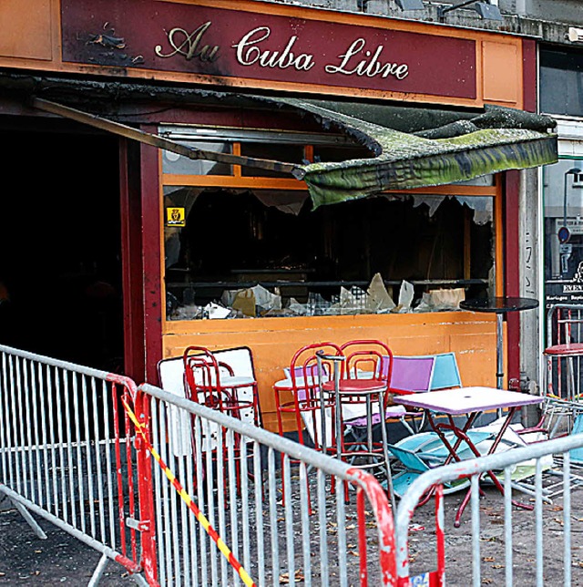 Die zerstrte Bar   | Foto: AFP