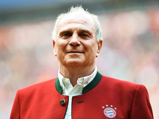 Will den FC Bayern wieder fhren: Uli Hoene  | Foto: AFP
