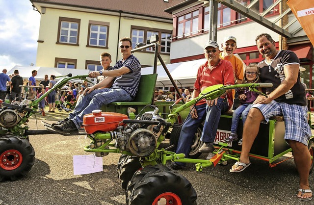 Bulldog und andere Oldtimer waren zum Treffen nach Rust angereist.   | Foto: Sandra Decoux-Kone