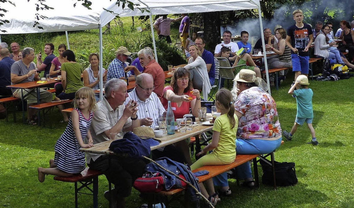 Die Gste lieen sich den Brunch schmecken.   | Foto: Susanne Filz / privat (1)