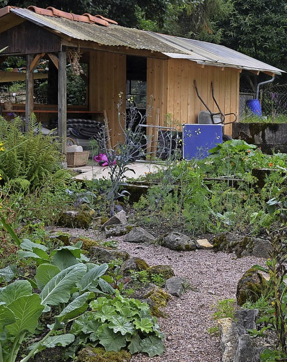 Vieles im Speiseplan der Familie stammt aus dem eigenen Nutzgarten.  | Foto: Susanne Filz
