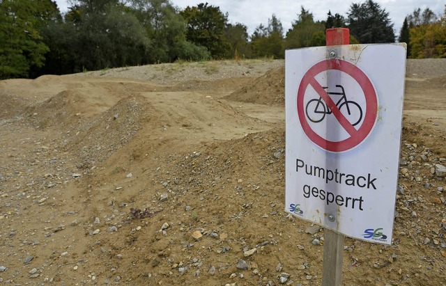 Der Pumptrack ist die bungsstrecke fr die Mountainbiker in der Metzgergrube.   | Foto: Peter Gerigk