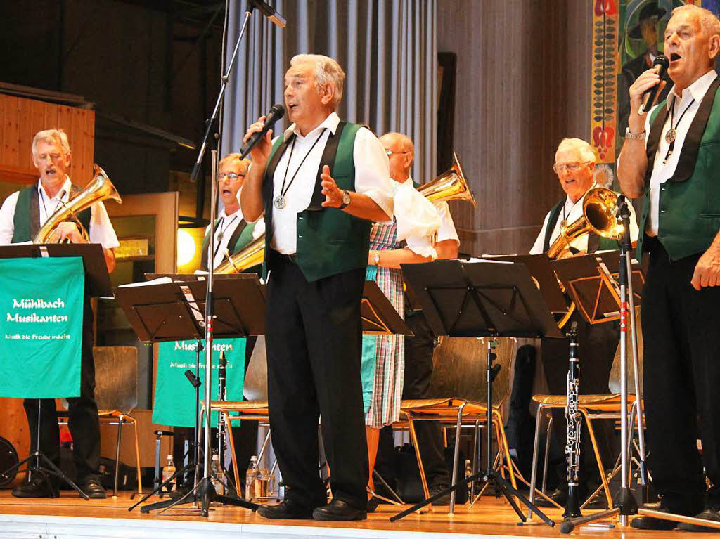 Die Mhlbach-Musikanten unterhielten ihr Publikum mit einem groen Repertoire.