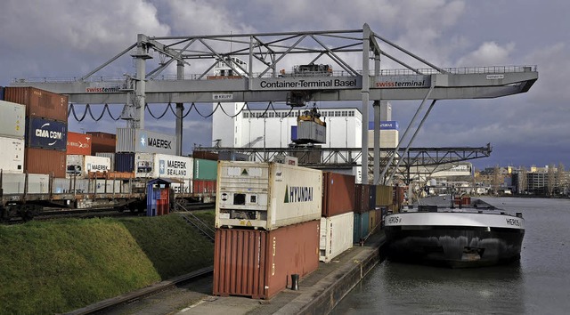 Der Hafen in Kleinhningen   | Foto: Gramespacher