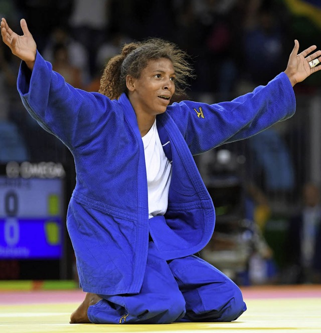 Judo als einziger Ausweg: Rafaela Silva   | Foto: afp