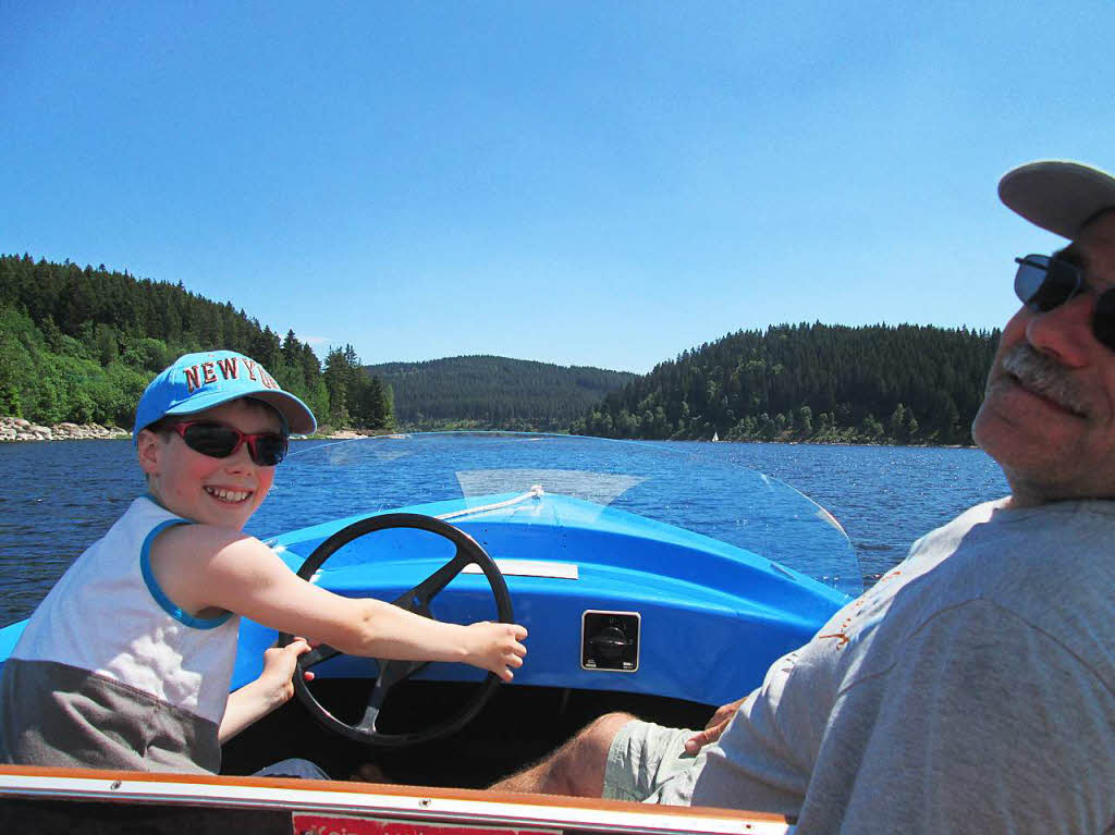 Kapitn auf dem Schluchsee!Fotografin: Monika KieferBZ Fotosommer, Thema: Wasser