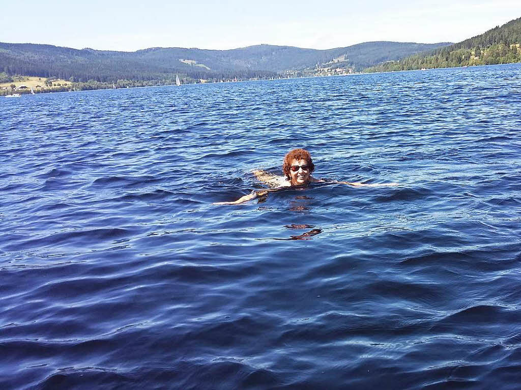 Ganz allein im Schluchsee!Fotografin: Monika KieferBZ Fotosommer, Thema: Wasser