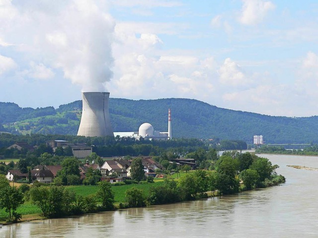 Das Kernkraftwerk Leibstadt ist wegen ...berflugs in die Schlagzeilen geraten.  | Foto: Manfred Herbst