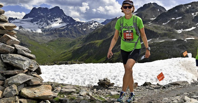 Die hchste Stelle beim 76 Kilometer langen Lauf bei Davos  ist auf 2700 Metern.  | Foto: ZVG/Sophia Hesser
