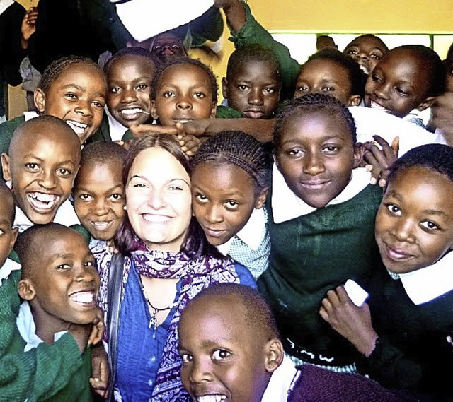 Katharina Winterhalder verkauft auf de...Hilfsprojekte in Tansania zu frdern.   | Foto: Privat