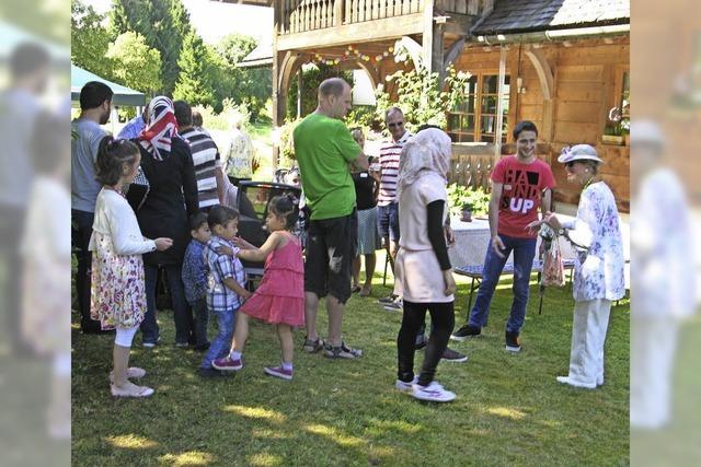 Sommerfest mit syrischen Spezialitten als Dank