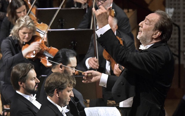 Riccardo Chailly beim Erffnungskonzert des Lucerne Festivals   | Foto: Peter Fischli/Lucerne Festival