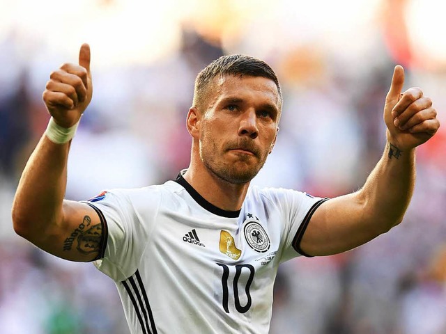 Lukas Podolski spielt nicht mehr fr die Nationalelf.  | Foto: AFP