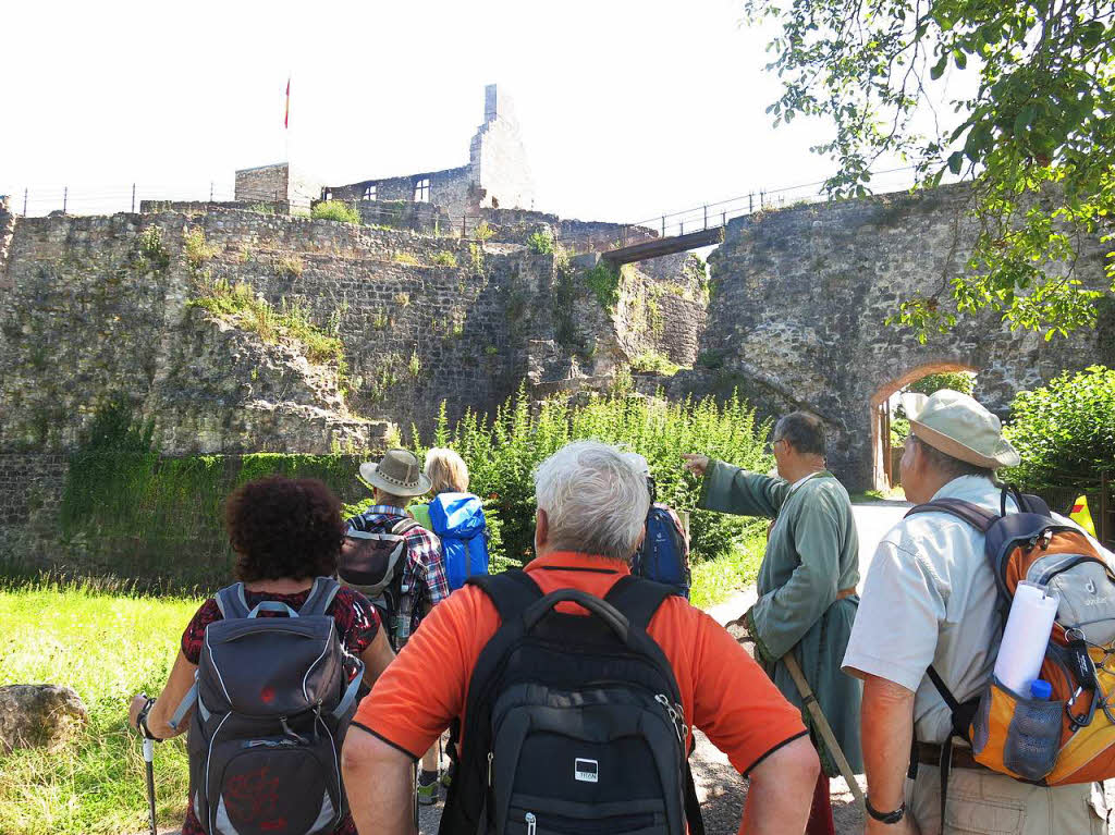 Raimund Gssregen fhrt durch die Hochburg