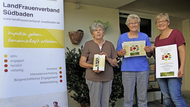 Zum Mitmachen bei den Landfrauenverein...ch des 50jhrigen Jubilums animieren.  | Foto: Jutta Schtz