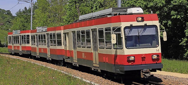 Die Waldenburgerbahn befrderte auf de...g 2015 rund 1,9 Millionen Passagiere.   | Foto: ZVG