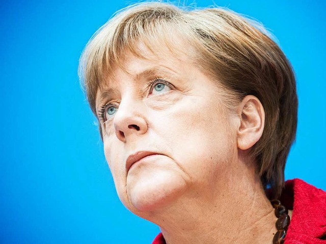 Nach oben ist noch Luft bei den derzei...ie Union und Kanzlerin Angela Merkel.   | Foto: dpa