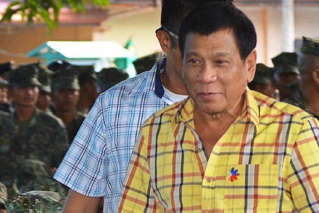 Duterte ist ein Prsident ohne Gnade auf den Philippinen