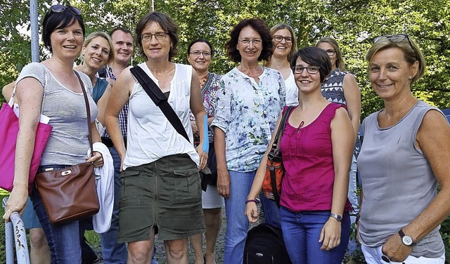 Zufrieden mit dem  ersten Austausch  (...r (Ehrenamtskoordination Landratsamt)   | Foto: landratsamt