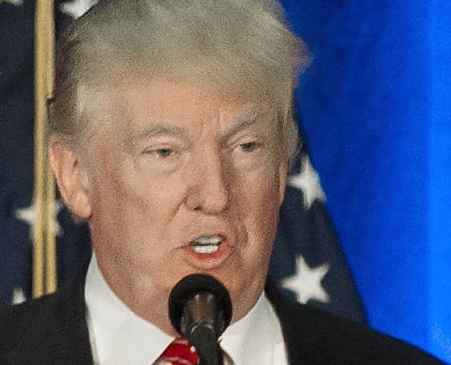 Donald Trump schmht<ppp></ppp>  | Foto: AFP