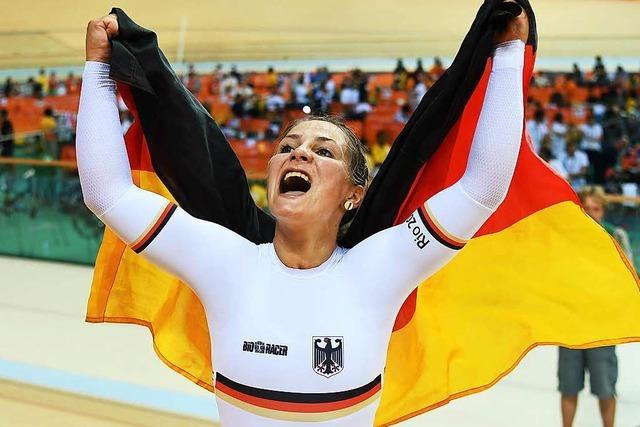 Kristina Vogel gewinnt Gold im olympischen Bahn-Sprint
