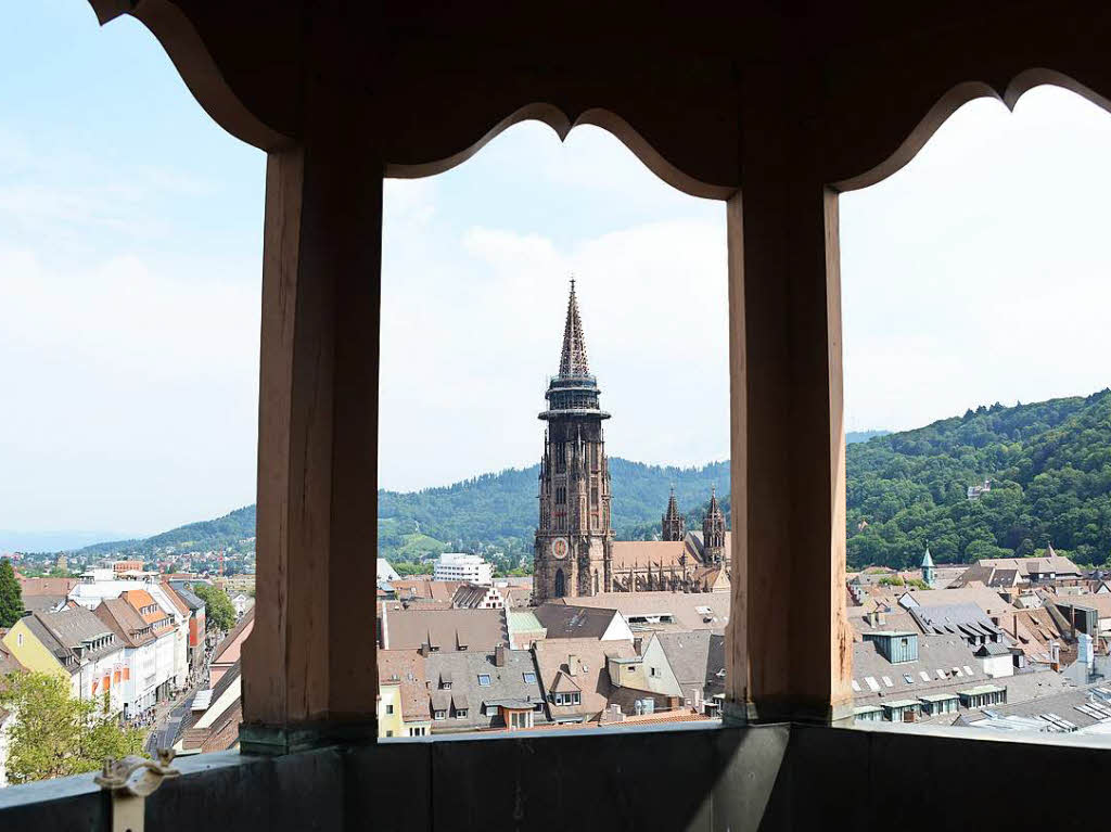 Eingerahmt: das Münster. Eingerahmt: das Münster.