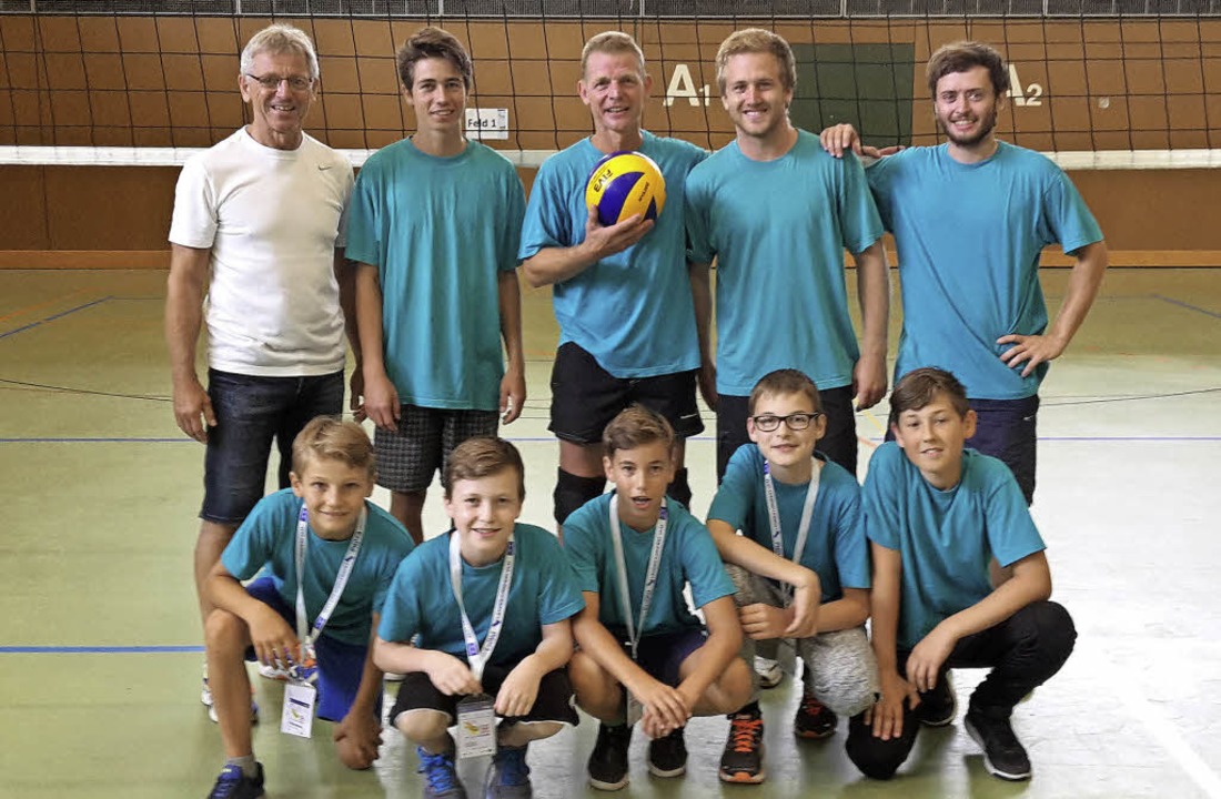 <BZ-FotoAnlauf>TV Britzingen: </BZ-Fot...ger Volleyballer einen fünften Platz.   | Foto: Privat