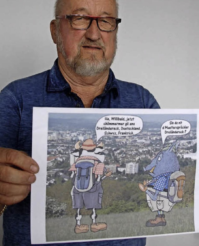 Hans-Peter Kilchling rckt Weil  wieder in den Fokus der Muettersprchler.   | Foto: Senf