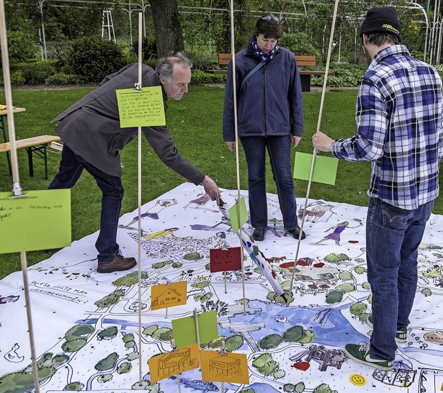 Besucher haben  Erinnerungen gesammelt.   | Foto: Kathrin Schulthess