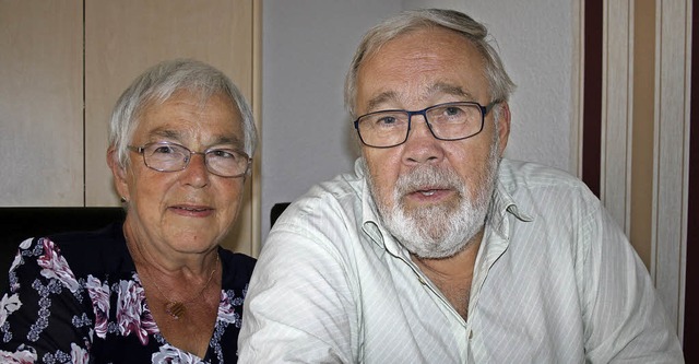 Vera und Hans Georg Frster haben vor 50 Jahren geheiratet.   | Foto: Lacher
