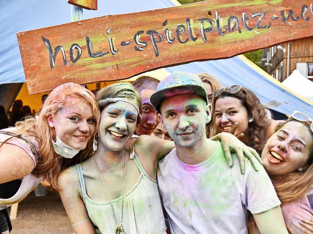 Holi-Festival in Titisee-Neustadt