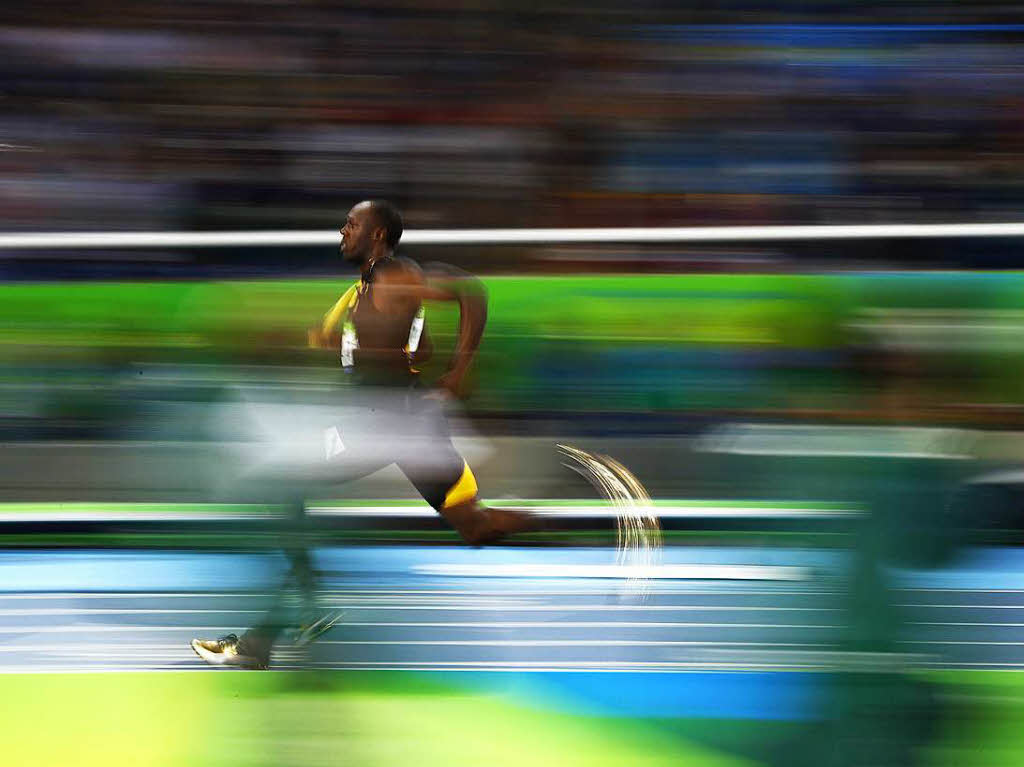 Neun Goldmedaillen hat Sprint-Knig Usain Bolt bei den Spielen in Peking 2008, London 2012 und Rio 2016 gewonnen, der Jamaikaner verlsst ungeschlagen die Olympia-Bhne.