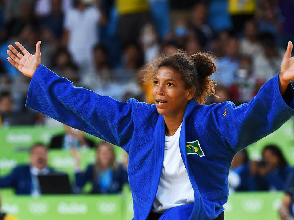 Brasiliens erste Olympiasiegerin der Spiele in Rio kommt aus einer Favela. Rafaela Silva ist nur gut zehn Kilometer vom Olympia-Park entfernt geboren, in der Favela Cidade de Deus.