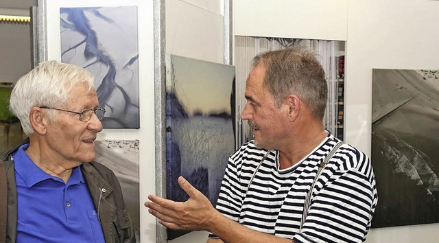 Fotografen unter sich: Gnter Craemer (links) und Lutz Kayser  | Foto: Hege