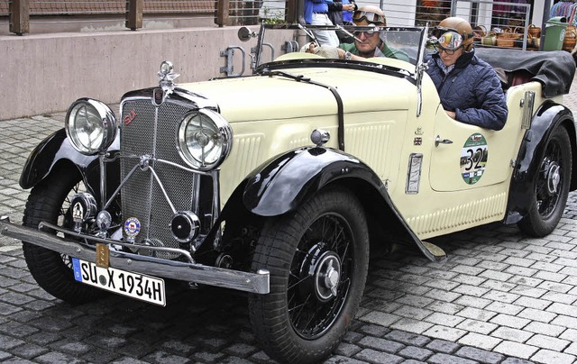 ltestes Fahrzeug der Schwarzwald Classic 2016 war ein Morris 10/6  von 1934.   | Foto: Andreas Bhm