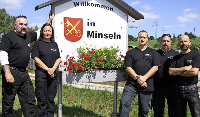 Bernhard Denzinger (von links) und Anj...Security, die  in Minseln ansssig ist  | Foto: Maja Tolsdorf/privat