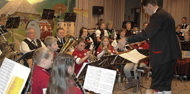 Die musikalische Ausbildung der Jugend...htiges Anliegen des Menzenschwanders.   | Foto: C. Sahli