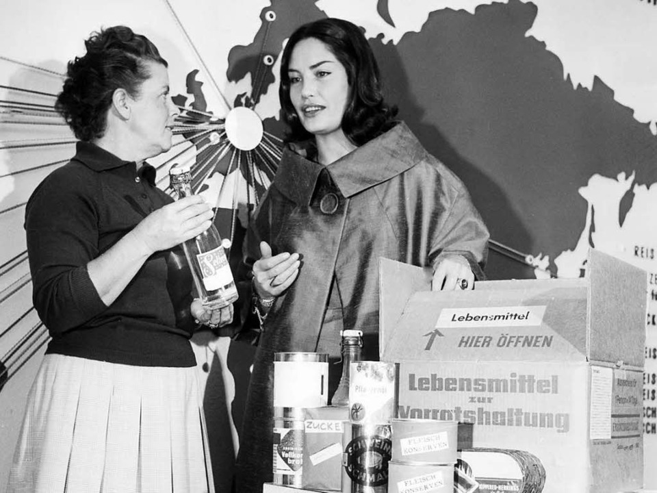Notvorrat 1962 &#8211; Damals wurde no...iche Liste zum zum Politikum geworden.  | Foto: dpa